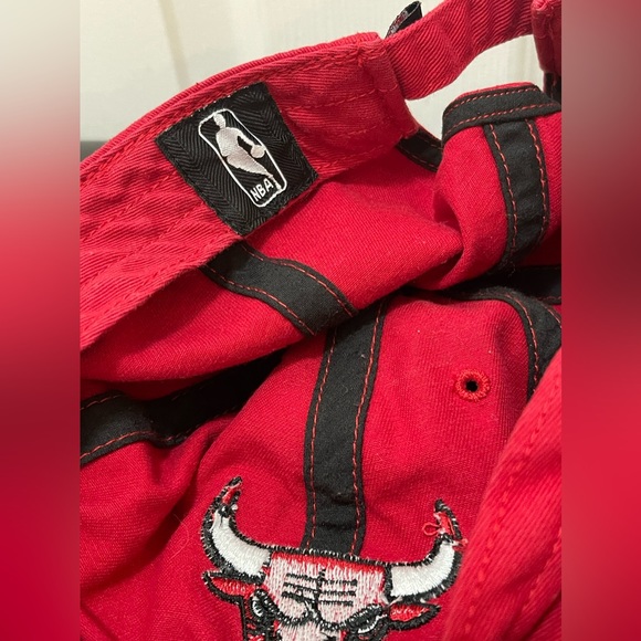 Chicago Bulls 47 Brand Adjustable Hat Baseball Cap Red - Picture 6 of 8